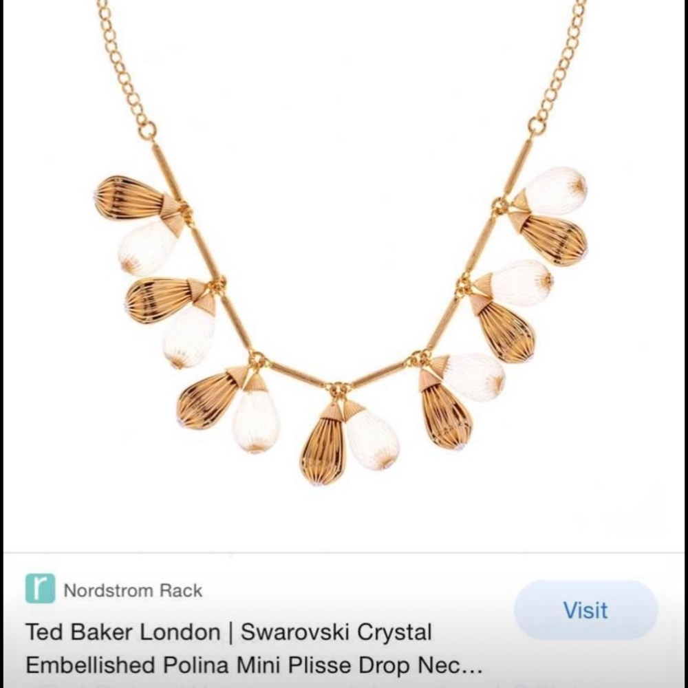 Ted Baker Swarovski Polina Mini Drop Necklace - Picture 4 of 4
